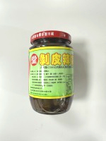 (堂)(玻)剝皮辣椒380g*12/箱