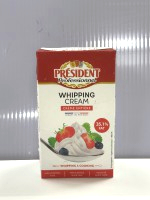 總統鮮奶油(動物)6入*1L/箱