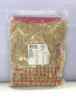 "封口標示"台灣糙米（三好）50斤/袋